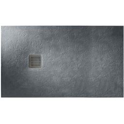 Roca Terran brodzik 140x100 cm prostokątny szary łupek AP1015783E801200