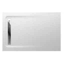 Roca Aquos brodzik 120x80 cm prostokątny kompozyt Stonex biały AP6014B032001100