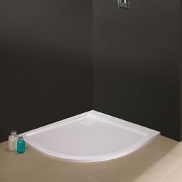 Sanplast Space Line brodzik 90x80 cm półokrągły prawy BP-P/Space biały 615-110-0430-01-000