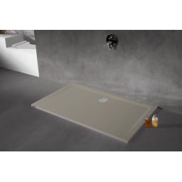 Sanplast Space Mineral brodzik 100x120 cm prostokątny kamiennoszary 645-290-0650-52-000