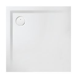 Sanplast Space Mineral brodzik 90x90 cm kwadratowy biały 645-290-0031-01-000