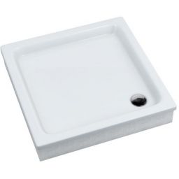 Schedpol Grando brodzik 90x90 cm kwadratowy biały 3.025