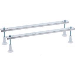 Schedpol Doris brodzik 80x80 cm kwadratowy z siedziskiem biały 3.232