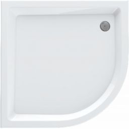 Schedpol Eko 2.0 brodzik 80x80 cm półokrągły biały 3.322/O