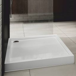 Schedpol Competia New brodzik pięciokątny 90x90 cm biały 1022010