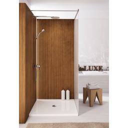 Schedpol De Luxe brodzik 90x90 cm kwadratowy Stonicryl biały 3.040