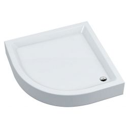 Schedpol Eko 2.0 brodzik 80x80 cm półokrągły biały 3.322/O