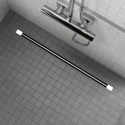 Sea-Horse Slim Black odpływ prysznicowy liniowy 80 cm czarny mat OL-L01-80-B