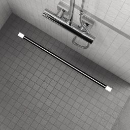 Sea-Horse Slim Black odpływ prysznicowy liniowy 90 cm czarny mat OL-L01-90-B