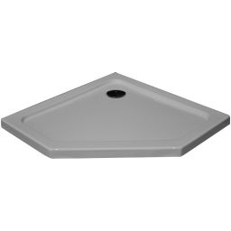 Sea-Horse brodzik 80x80 cm pięciokątny biały BKB023PP