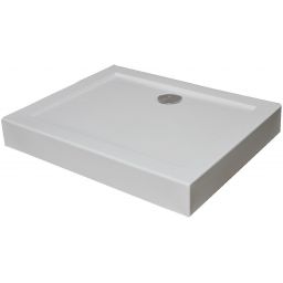 Sea-Horse brodzik 120x90 cm prostokątny biały BKB309