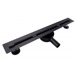 Sea-Horse Slim Black odpływ prysznicowy liniowy 60 cm czarny mat OL-L01-60-B