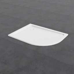 Sanplast BP-L Free Line brodzik półokrągły 100x80 cm biały 615-040-1761-01-000