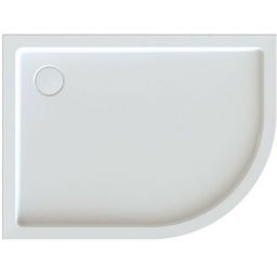 Sanplast Free Line brodzik półokrągły 120x80 cm biały 615-040-1780-01-000