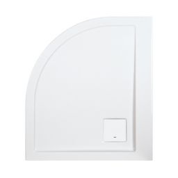 Sanplast Space Line brodzik 90x80 cm półokrągły prawy BP-P/Space biały 615-110-0430-01-000