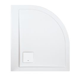 Sanplast Space Line brodzik 90x80 cm półokrągły lewy BP-L/Space biały 615-110-0420-01-000