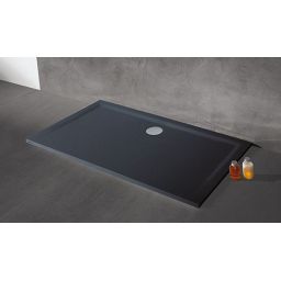 Sanplast Space Mineral B-M/SPACE SY brodzik 120x75 cm prostokątny szary łupek 645-290-0250-51-000