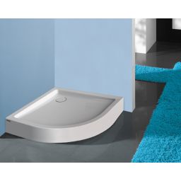 Sanplast Free Line brodzik 80x80 cm półokrągły zabudowany BPza/FREE biały 615-040-1720-01-000