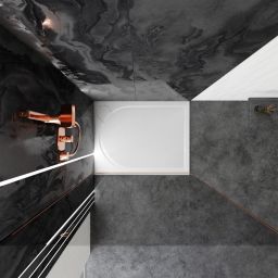 Vayer Virgo brodzik 120x70 cm prostokątny antypoślizgowy biały 120.070.001.2-1.0.0.0.0