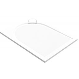 Vayer Virgo brodzik 140x76 cm prostokątny antypoślizgowy biały 140.076.001.2-1.0.0.0.0