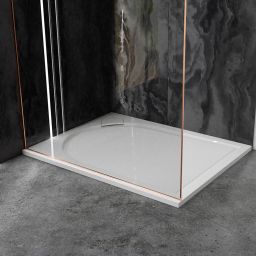 Vayer Virgo brodzik 100x70 cm prostokątny antypoślizgowy biały 100.070.001.2-1.0.0.0.0