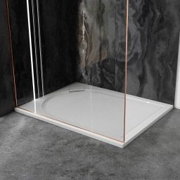 Vayer Virgo brodzik 100x80 cm prostokątny antypoślizgowy biały 100.080.001.2-1.0.0.0.0