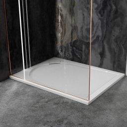 Vayer Virgo brodzik 110x80 cm prostokątny antypoślizgowy biały 110.080.001.2-1.0.0.0.0