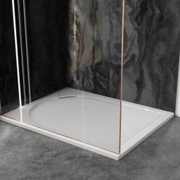 Vayer Virgo brodzik 160x70 cm prostokątny antypoślizgowy biały 160.070.001.2-1.0.0.0.0