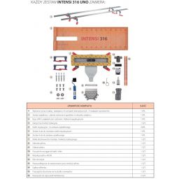 Wiper Intensi 316 odpływ prysznicowy 120 cm czarny 500.0259.54.120
