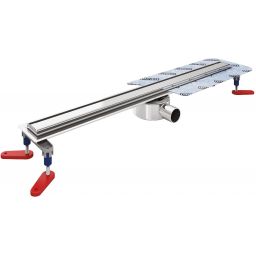 Wiper New Elite Slim odpływ prysznicowy liniowy 50 cm wzór Sirocco poler 100.3400.01.050