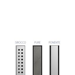 Wiper New Elite Slim odpływ prysznicowy liniowy 50 cm wzór Sirocco poler 100.3400.01.050