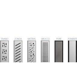 Wiper New Elite odpływ prysznicowy liniowy 50 cm wzór Tivano poler 100.3394.01.050