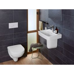 Villeroy & Boch O.Novo combi-Pack miska WC wisząca z deską wolnoopadającą Weiss Alpin 5688HR01
