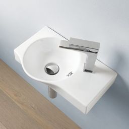 Art Ceram Union umywalka 43x27 cm ścienna prostokątna biała LML00101;00