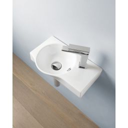 Art Ceram Union umywalka 43x27 cm ścienna prostokątna biała LML00101;00