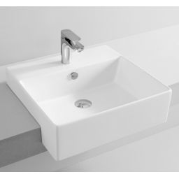 Art Ceram Quadro Semincasso umywalka 50x48 cm prostokątna biała QUL00401;00
