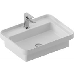 Art Ceram Fuori Scala umywalka 60,5x45,5 cm wpuszczana prostokątna biała TFL03401;00