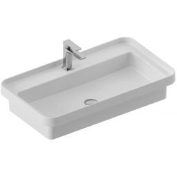 Art Ceram Fuori Scala umywalka 80,5x45,5 cm wpuszczana prostokątna biała TFL03501;00