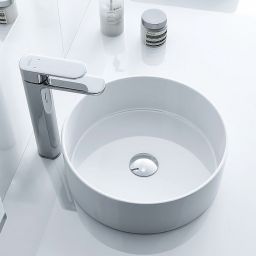 Actima Ovia umywalka nablatowa 36 cm okrągła biała CEAC.2501.WH