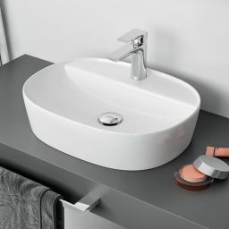 Actima Ronity 50 S umywalka 50x38 cm nablatowa biała CEAC.2901.500.WH