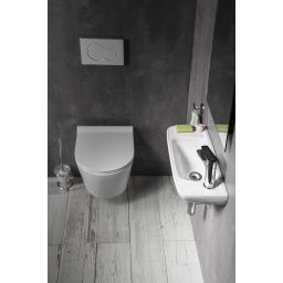 Isvea Small umywalka 51x21,5 cm ścienna prostokątna biała 10TP70051