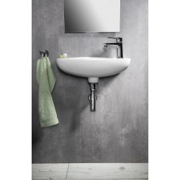 Isvea Small umywalka 51x21,5 cm ścienna prostokątna biała 10TP70051