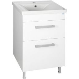 Aqualine Sava umywalka 55x46 cm meblowa prostokątna biała 2055