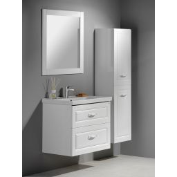 Aqualine Sava umywalka 80x46 cm meblowa prostokątna biała 2080