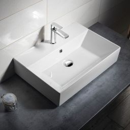 Isvea Sistema umywalka 60x42 cm ścienna prostokątna biała 10SF50060