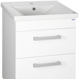 Aqualine Sava umywalka 55x46 cm meblowa prostokątna biała 2055