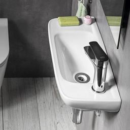 Isvea Small umywalka 51x21,5 cm ścienna prostokątna biała 10TP70051