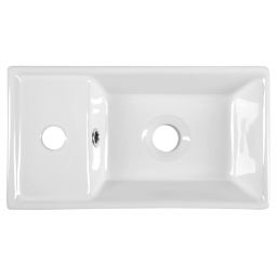 Aqualine umywalka 40x22 cm meblowa prostokątna biała DD4022