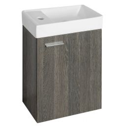 Aqualine umywalka 40x22 cm meblowa prostokątna biała DD4022