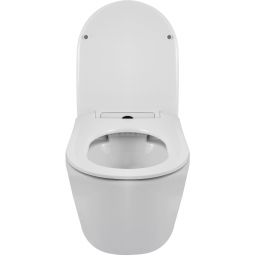 Balneo Luxa miska WC z deską wolnoopadającą wisząca bez kołnierza biały G0101010101-1